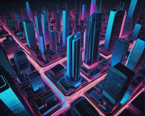 cybercity,microdistrict,cybertown,metropolis,city blocks,colorful city,cyberview,cyberscene,cityscape,cityzen,fantasy city,neon arrows,cyberia,wavevector,urbanworld,cyberpunk,cyberport,voxel,cybernet,hypermodern,Illustration,Black and White,Black and White 19