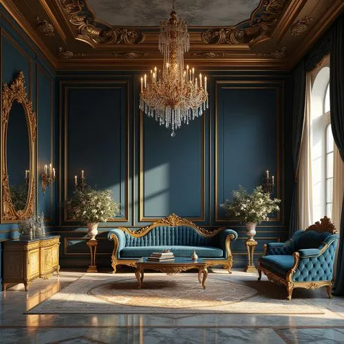 blue room,ritzau,royal interior,enfilade,ornate room,versailles,chambre,versaille,rococo,meurice,foyer,interior decor,opulently,neoclassical,royale,opulence,danish room,chevalerie,chateau margaux,baccarat,Photography,General,Realistic