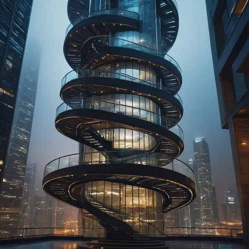 spiral staircase,helix,futuristic architecture,spiral stairs,spiral,the energy tower,escala,spirally,spiralling,dna helix,winding steps,spiral art,singapore,singapore landmark,dubai marina,renaissance tower,steel tower,vertigo,spiralled,spirals,Photography,Documentary Photography,Documentary Photography 06