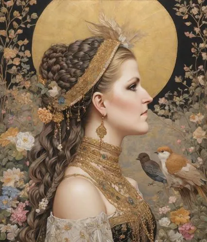 eckmann,viveros,heatherley,godward,fantasy portrait,dieckmann