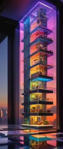 sky apartment,penthouses,glass building,residential tower,electric tower,glass facade,the energy tower,glass blocks,pc tower,colorful glass,skyscraper,high rise building,futuristic architecture,glass facades,the skyscraper,cube stilt houses,cubic house,high-rise building,glass wall,high rise,Conceptual Art,Sci-Fi,Sci-Fi 15