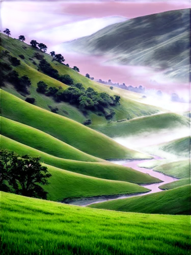 rolling hills,landscape background,green landscape,hills,palouse,green fields,windows wallpaper,purple landscape,nature background,tea field,toscana,cartoon video game background,landscape,lavender field,rural landscape,toscane,lavender fields,nature landscape,landscape nature,grasslands,Illustration,Abstract Fantasy,Abstract Fantasy 02