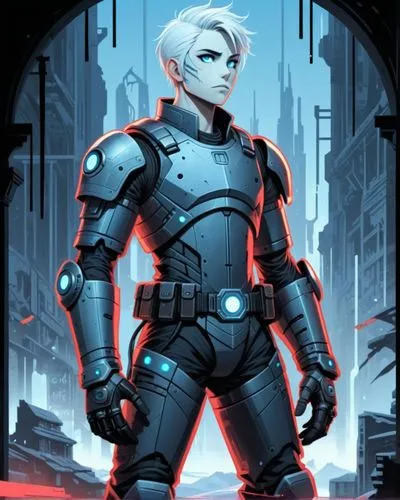 scorpia,deadshot,maximilien,klayton,raikov,genos,Conceptual Art,Oil color,Oil Color 13