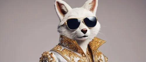 aristocrat,anthropomorphized animals,animals play dress-up,lama,elvis impersonator,napoleon cat,peterbald,bazlama,jackal,mozartkugel,imperial coat,matador,sultan,suit of spades,masquerade,musical rodent,llama,fennec,white rabbit,napoleon iii style,Photography,Fashion Photography,Fashion Photography 03