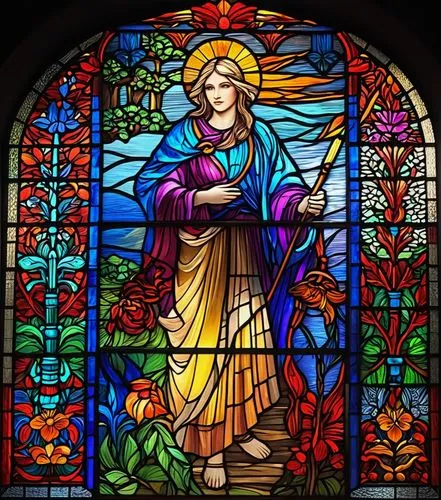 stained glass window,stained glass,stained glass windows,the prophet mary,church windows,church window,to our lady,christ feast,pentecost,jesus in the arms of mary,the good shepherd,stained glass patt