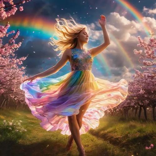 rainbow background,fairies aloft,spring equinox,faerie,rainbow pencil background,the festival of colors,rainbow,rainbow rabbit,little girl fairy,faery,rainbow and stars,flower fairy,little girl in wind,fantasy picture,rainbow colors,rainbow rose,spring background,child fairy,springtime background,little girl twirling,Photography,Artistic Photography,Artistic Photography 15