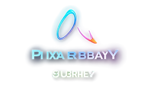 Pixabay logo, colorful, modern design, simple shape, bold font, bright colors, gradient effect, shiny surface, 3D rendering, low-angle shot, dramatic lighting, cinematic composition, high contrast, vi