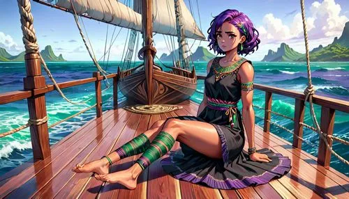 sot,commandeer,violet head elf,the sea maid,esmeralda,maeve,Anime,Anime,General