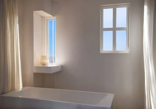 luxury bathroom,modern minimalist bathroom,bathtub,bath room,window with sea view,banyo,Photography,General,Natural