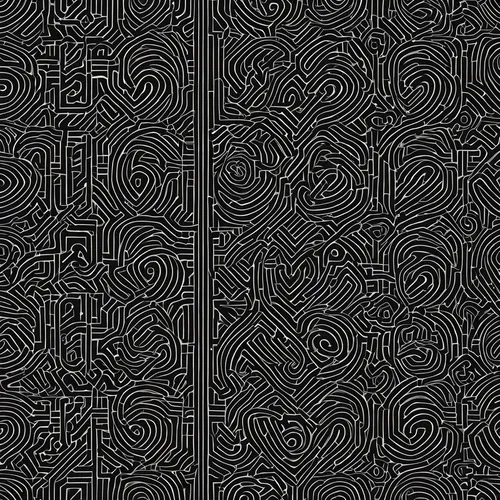 black digital paper,seamless pattern repeat,seamless pattern,vector pattern,black paper,seamless texture,paisley digital background,background pattern,paisley pattern,indian paisley pattern,black and white pattern,zigzag background,snake pattern,chalkboard background,zigzag pattern,memphis pattern,maze,pattern,fabric design,retro pattern,Conceptual Art,Sci-Fi,Sci-Fi 14