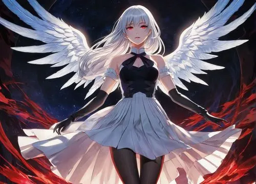 fallen angel,angel,black angel,archangel,dark angel,angelil,fire angel,angelfire,seraphim,winged heart,seraph,angel girl,angel of death,angel wing,angel and devil,azazel,weiss,angelology,angelman,angel wings,Illustration,Realistic Fantasy,Realistic Fantasy 20