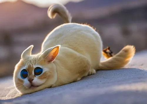 siamese cat,tonkinese,blue eyes cat,cat with blue eyes,cat tail,sphinx pinastri,siamese,rex cat,aegean cat,cartoon cat,sand fox,fennec,fluffy tail,napoleon cat,saffron bun,sphinx,golden eyes,ragdoll,catlike,tail,Photography,General,Realistic