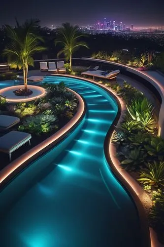 dubai garden glow,infinity swimming pool,roof top pool,saadiyat,largest hotel in dubai,jumeirah,dubia,dubai,outdoor pool,dhabi,united arab emirates,abu dhabi,uae,damac,dubay,landscaped,baladiyat,dubailand,aldar,water feature,Conceptual Art,Sci-Fi,Sci-Fi 11