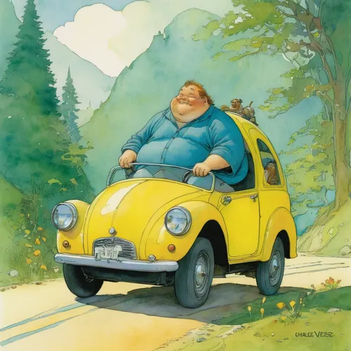 small car,cartoon car,yellow car,ford prefect,citroën ami,illustration of a car,citroën nemo,subaru 360,smartcar,mid-size car,volkswagon,girl and car,fiat 600,michelin,škoda yeti,automobile,dormobile,driving car,audi a2,full-size car,Illustration,Realistic Fantasy,Realistic Fantasy 04