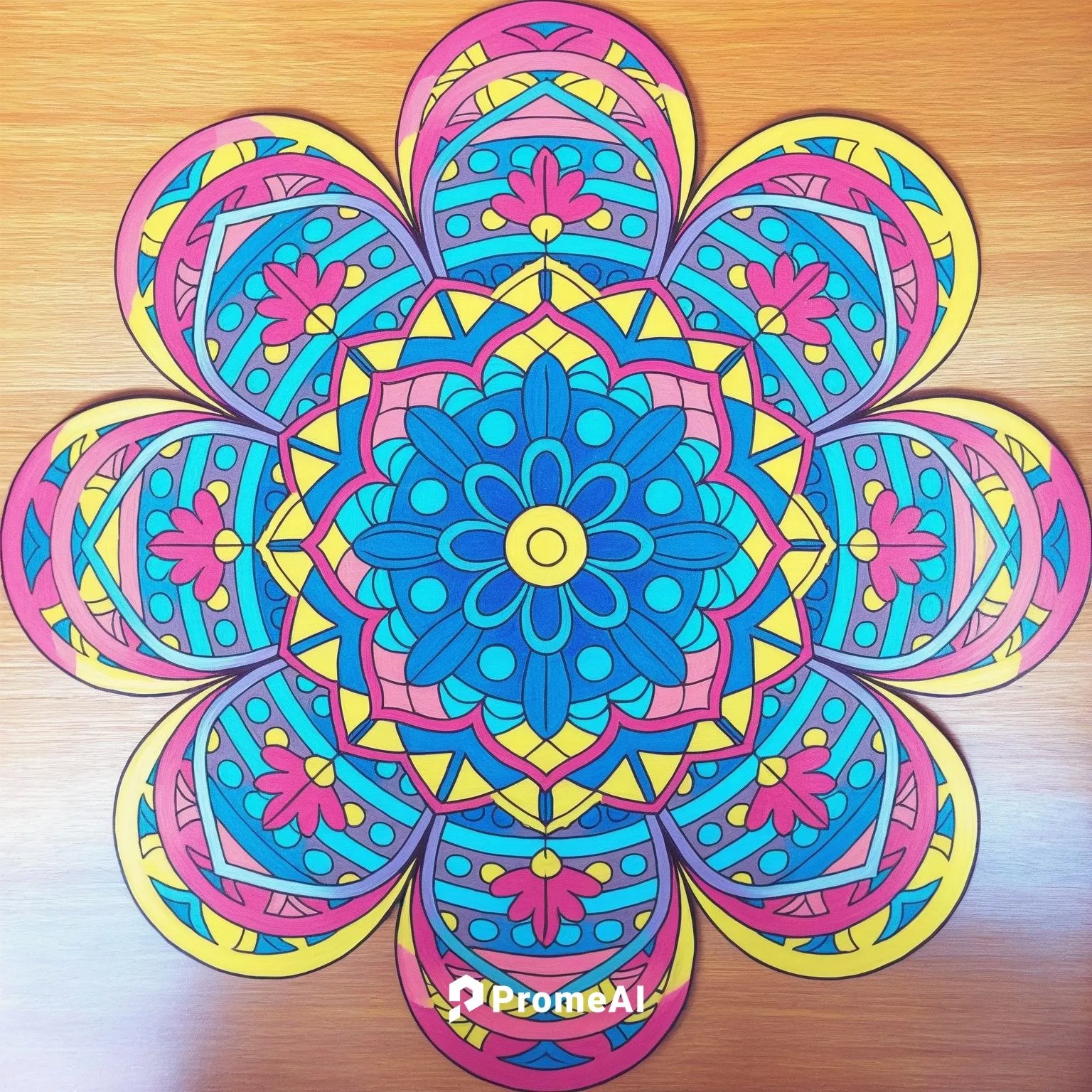 Painting Abstract MANDALA Body Art Oil Painting
,an abstract drawing in pink and blue on wood,flower mandalas,mandala art,mandala,mandala flower,mandala flower drawing,mandalas,Illustration,Realistic 