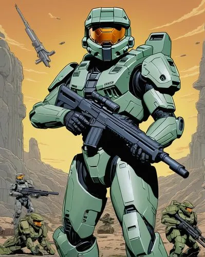 spaceguard,defend,garrison,storm troops,patrol,halo,patrols,denboba,popchanka,mandalorian,zentraedi,battlesuit,cyberpatrol,hal,mandos,trooping,commandos,boba,military raptor,rooper,Illustration,American Style,American Style 15