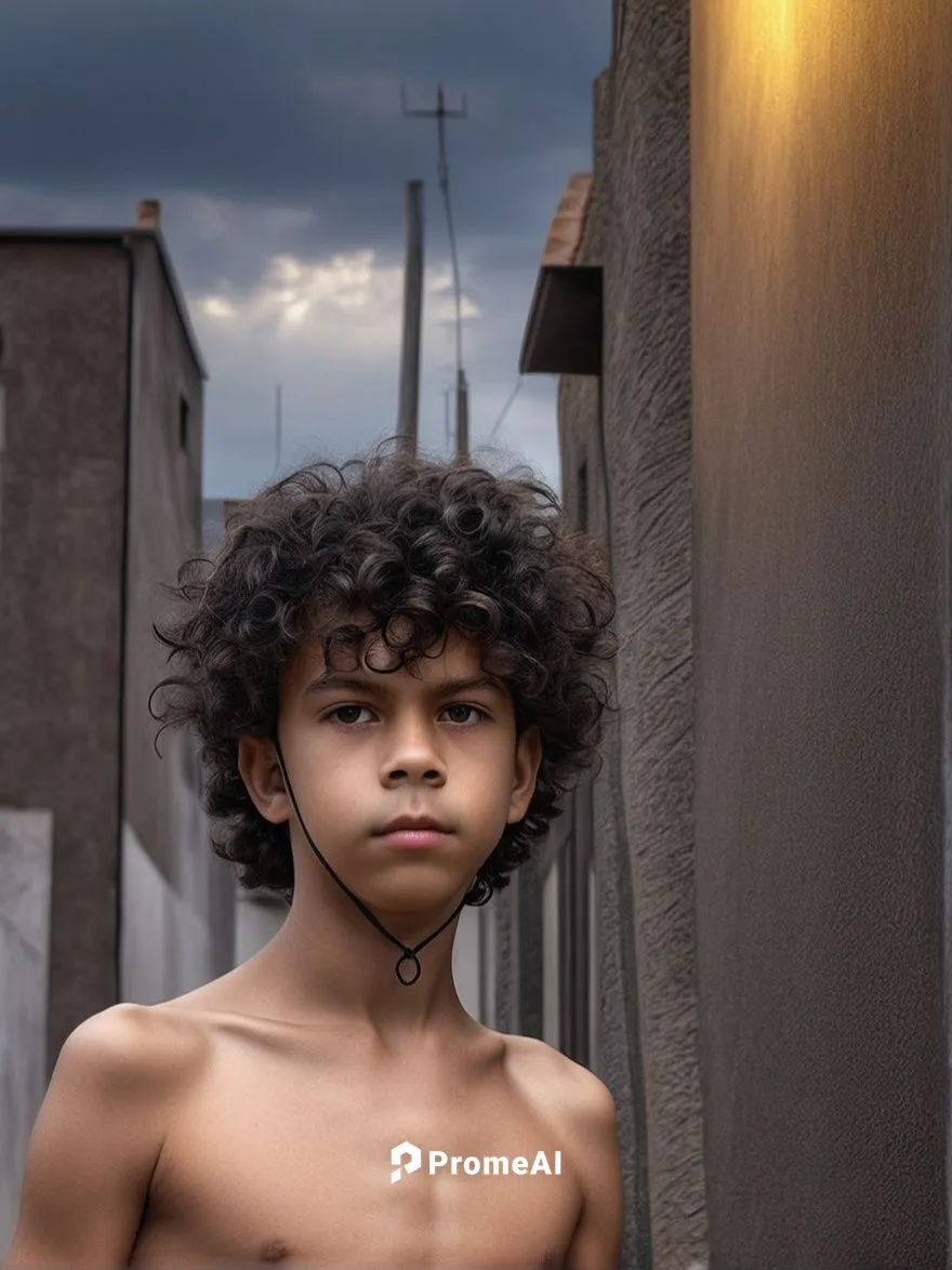 Menino de cabelo preto olhando serio,photo manipulation,child portrait,city ​​portrait,photographing children,photoshop manipulation,afro-american,aborigine,digital compositing,young model istanbul,ch