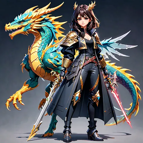 dragon li,wuchang,dragon design,yi sun sin,chinese dragon,golden dragon,black dragon,dragon,wyrm,hwachae,swordswoman,xiaochi,dragon slayer,xiangwei,xizhi,bianzhong,dragon of earth,xing yi quan,guilinggao,xun,Anime,Anime,General