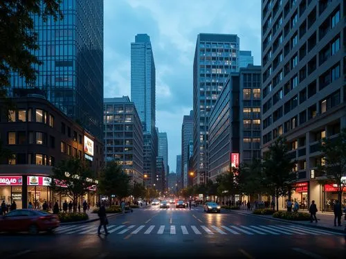 new york streets,streeterville,city scape,paulista,city highway,chicago night,5th avenue,cityscapes,manhattan,chicago,avenues,evening city,citylights,newyork,city at night,business district,new york,urban landscape,city life,shenzen