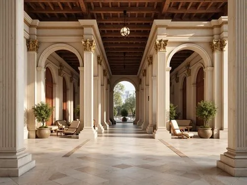 amanresorts,colonnades,zappeion,peristyle,marble palace,cochere,columns,colonnade,porticoes,qasr al watan,pillars,porticos,archways,mamounia,inside courtyard,sursock,salone,neoclassical,alcazar of seville,courtyards