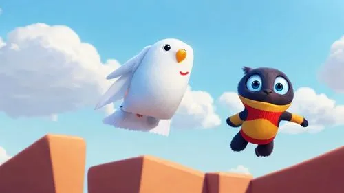 flying penguin,flying birds,bird flight,flying seeds,3d crow,flying girl,small birds,bird flying,flying bird,game art,bird couple,feathered race,birds flying,bird bird kingdom,pororo the little penguin,birds in flight,character animation,flight,parachuting,game illustration,Common,Common,Cartoon