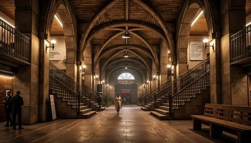 hammerbeam,arcaded,altgeld,conciergerie,cloistered,cloisters,corridors,carreau,mccosh,train station passage,hallway,cathedrals,usyd,transept,wooden church,vaults,passageway,cloister,narthex,passageways