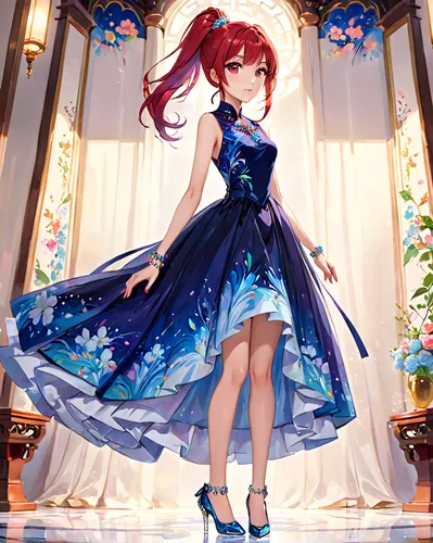 vanessa (butterfly),camellia,ball gown,cinderella,a girl in a dress,celtic queen,sapphire,fantasia,country dress,winter dress,maki,red blue wallpaper,scarlet sail,love live,nightingale,fairy tale character,ruby,fairy queen,winterblueher,birthday banner background,Anime,Anime,General