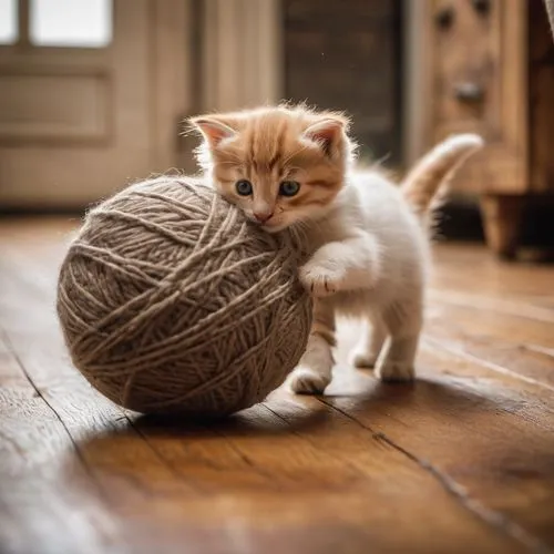 ball of yarn,yarn,to knit,ginger kitten,yarn balls,knitter,Photography,General,Cinematic