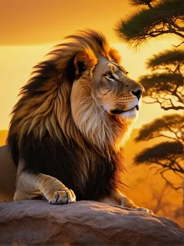 african lion,panthera leo,forest king lion,king of the jungle,male lion,lion,lion king,lion head,the lion king,skeezy lion,female lion,lion father,masai lion,majestic nature,roaring,lion white,male lions,to roar,lioness,two lion,Illustration,American Style,American Style 09