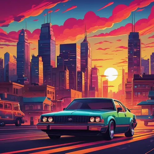 retro background,retro car,80s,chevrolet opala,skyline,retro automobile,retro vehicle,3d car wallpaper,retro music,toyota ae85,80's design,chevrolet malibu,los angeles,retro,retro styled,corolla,station wagon-station wagon,would a background,bobby-car,pontiac ventura,Illustration,Paper based,Paper Based 27