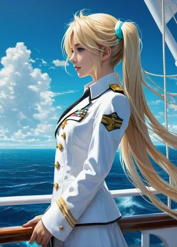 at sea,naval,warspite,sailor,azzurra,marineau,nautical star,yachtswoman,kantai collection sailor,sea fantasy,michiru,prinz,admiral,delta sailor,ferry,atago,pacifica,cruiser aurora,richelieu,tirpitz,Conceptual Art,Fantasy,Fantasy 12