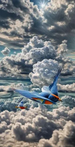 two birds fly through the clouds together,jet plane,dreamliner,aeroflot,flydubai,cloudbase,metrojet,Common,Common,Natural