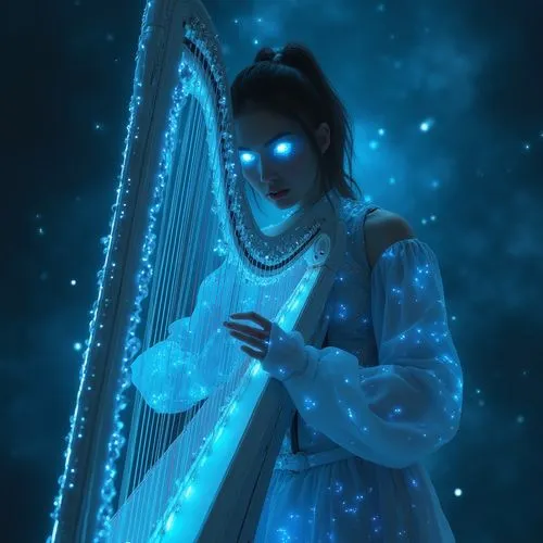 harp player,harpist,thyagaraja,celtic harp,angel playing the harp,ancient harp