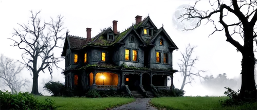 the haunted house,haunted house,witch house,witch's house,creepy house,house silhouette,haunted castle,house in the forest,ghost castle,lonely house,victorian house,houses clipart,oakhurst,doll's house,halloween background,whorwood,abandoned house,devilwood,dreamhouse,hauntings,Illustration,Realistic Fantasy,Realistic Fantasy 32