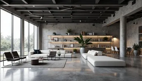 interior modern design,modern decor,contemporary decor,minotti,concrete ceiling,modern living room,luxury home interior,loft,interior design,living room,penthouses,interior decoration,home interior,associati,cassina,livingroom,interior decor,modern minimalist lounge,interiors,apartment lounge