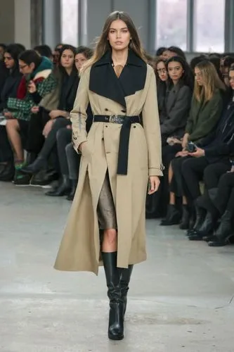 menswear for women,maxmara,woman in menswear,overcoats,proenza,trenchcoat,Female,Northern Europeans,Straight hair,Youth adult,S,Confidence,Long Coat,Indoor,Fashion Show