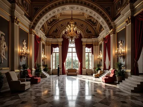 royal interior,villa farnesina,villa cortine palace,villa d'este,entrance hall,cochere,ritzau,neoclassical,europe palace,sapienza,the royal palace,cliveden,quirinale,lanesborough,foyer,villa borghese,enfilade,hermitage,the palace,witley