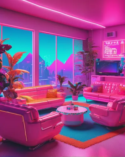 retro diner,ufo interior,aesthetic,retro styled,80's design,80s,neon cocktails,neon candies,neon coffee,livingroom,motel,neon drinks,game room,living room,vapor,modern room,neon,cabana,interiors,retro style,Conceptual Art,Sci-Fi,Sci-Fi 28