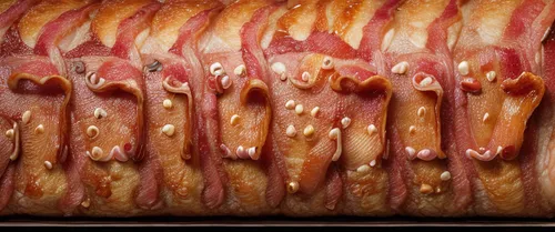 pancetta,bacon,back bacon,bacon tree,pig's feet,lardon,pork,bacon sandwich,bone-in rib,head cheese,pigs in blankets,ribs,spare ribs,rib cage,pork ribs,swine,pork belly,bacon rolls,domestic pig,lardo,Realistic,Foods,Bacon
