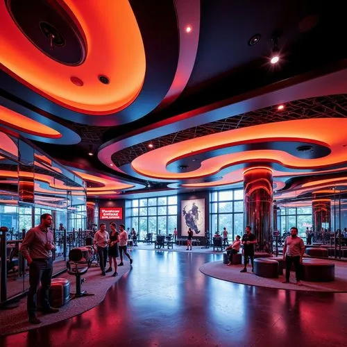 niketown,the dubai mall entrance,futuristic art museum,arclight,movie theater,planetariums,lobby,cinevegas,cinemanila,walt disney center,movieplex,rackspace,ipic,artscience museum,emporium,cineworld,blavatnik,mgm,movie theatre,fitness center