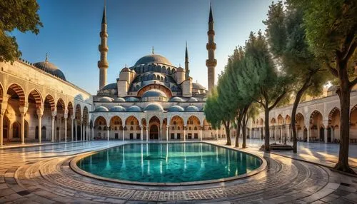 sultan ahmed mosque,blue mosque,sultan ahmet mosque,mosques,grand mosque,alabaster mosque,islamic architectural,big mosque,city mosque,mamluk,caliphs,al nahyan grand mosque,sheihk zayed mosque,muezzin,star mosque,mosque hassan,muezzins,house of allah,ramazan mosque,zayed mosque,Art,Classical Oil Painting,Classical Oil Painting 38