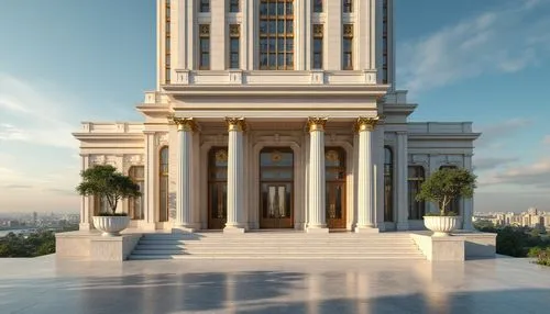 neoclassical,bahai,3d rendering,egyptian temple,temple of christ the savior,hawksmoor,greek temple,futuh,marble palace,lebua,renaissance tower,neoclassicism,skyscapers,render,bangkok,neoclassic,batumi,senayan,guayaquil,escueta,Photography,General,Realistic