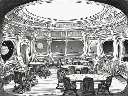 Craft a suspenseful narrative set aboard a spacecraft traveling to exo-earth.,ufo interior,portuguese galley,star line art,breakfast on board of the iron,engine room,wheelhouse,spaceship space,cabin,b