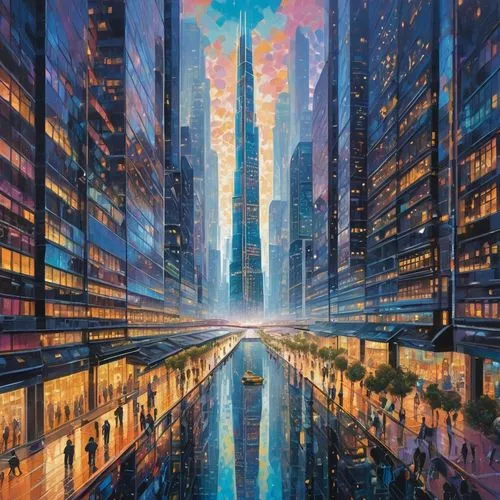 metropolis,cybercity,hypermodern,kaleidoscape,futuristic landscape,cityscape,fantasy city,skyscrapers,cityzen,skycraper,dystopias,skyscraper,ctbuh,tokyo city,dystopian,shanghai,urbanworld,guangzhou,colorful city,kinkade,Conceptual Art,Daily,Daily 31