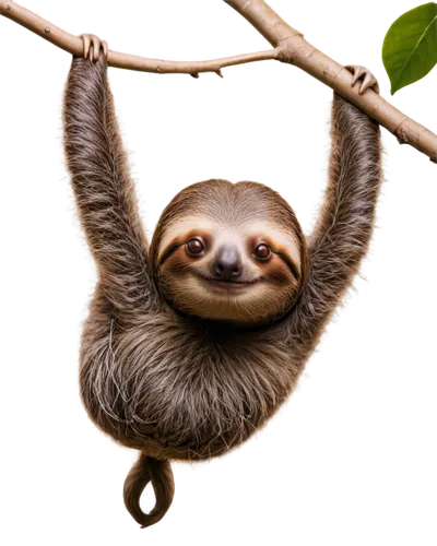 three-toed sloth,pygmy sloth,two-toed sloth,sloth,tree sloth,slothbear,hanging panda,slow loris,hammocks,hammock,hanging,loris,anthropomorphized animals,mustelid,tree swing,luwak,he is climbing up a tree,mustelidae,coatimundi,cute animal,Conceptual Art,Fantasy,Fantasy 10