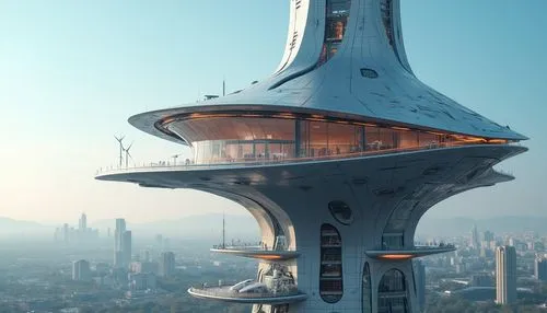 futuristic architecture,the observation deck,observation deck,arcology,futuristic landscape,sky space concept,sky apartment,futuristic art museum,observation tower,spaceship,the energy tower,skywalking,skyscraper,alien ship,futuristic,stalin skyscraper,skywalks,spaceship space,residential tower,spaceship interior,Photography,General,Realistic