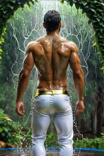 gardener,ryu,nature and man,garden of eden,darshan,musclebound,Art,Artistic Painting,Artistic Painting 38