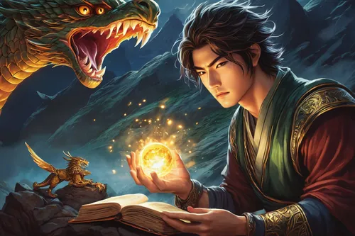 dragon li,game illustration,summoner,sci fiction illustration,dragon of earth,chinese dragon,golden dragon,magic grimoire,basilisk,wyrm,fantasy art,fantasy picture,xing yi quan,dragon fire,heroic fantasy,dragon,magic book,fantasy portrait,dragons,yi sun sin,Art,Classical Oil Painting,Classical Oil Painting 23