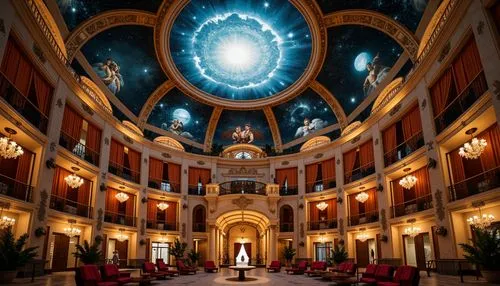 dome,cochere,musical dome,emirates palace hotel,venetian hotel,atrium,rotunda,royal interior,caesars palace,louvre,atriums,grandeur,galleria,saint isaac's cathedral,hall of nations,chhatris,hermitage,the ceiling,cathedral of modena,nemacolin