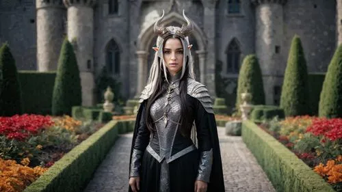 swath,elven,katniss,castle of the corvin,celtic queen,dark elf,the enchantress,fantasy woman,digital compositing,fantasy picture,caerula,sorceress,gothic portrait,castleguard,photomanipulation,photoshop manipulation,clove garden,heroic fantasy,blackmagic design,gothic woman